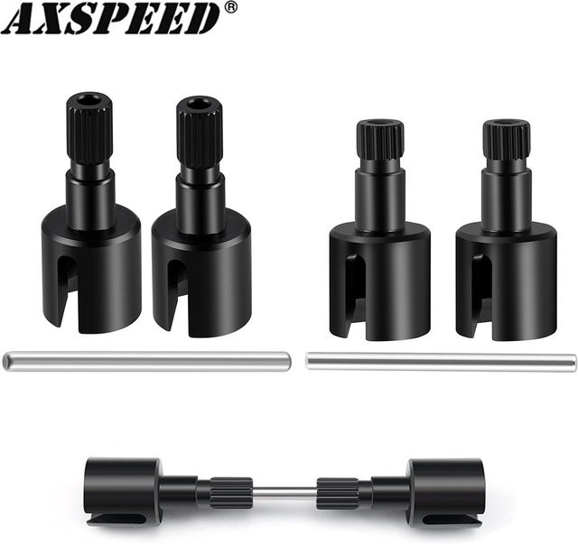 AXSPEED Stahl Diff Tasse Getriebe Joint Tasse, 2-teiliges Set, 1:10 - Bild 1