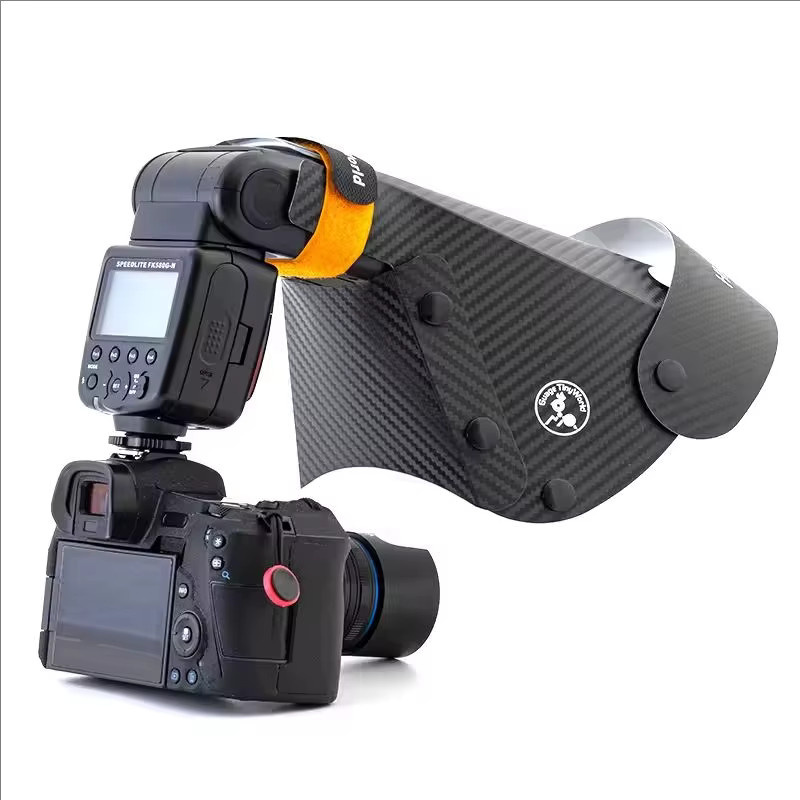 JYYXF Universal Blitz Zubehör Set mit Huf Abdeckung, Diffusor, Softbox, Reflektor und Snoot in Schwarz für Makro-Objektiv Aufnahmen - Bild 2