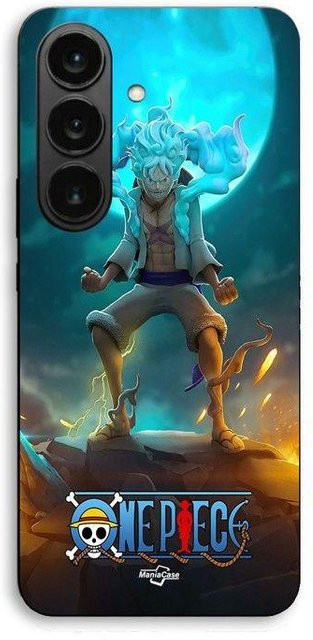 MANIACASE Handyhülle für Samsung Galaxy S26 Plus aus Silikon TPU mit One Piece Luffy Gear Lune Design in Schwarz/Multicolor - Bild 1