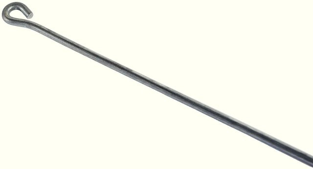 Saint-Gobain Rigips Draht mit Öse aus verzinktem Stahl, Silber, 100 Stück, Länge: 250 mm - Bild 1