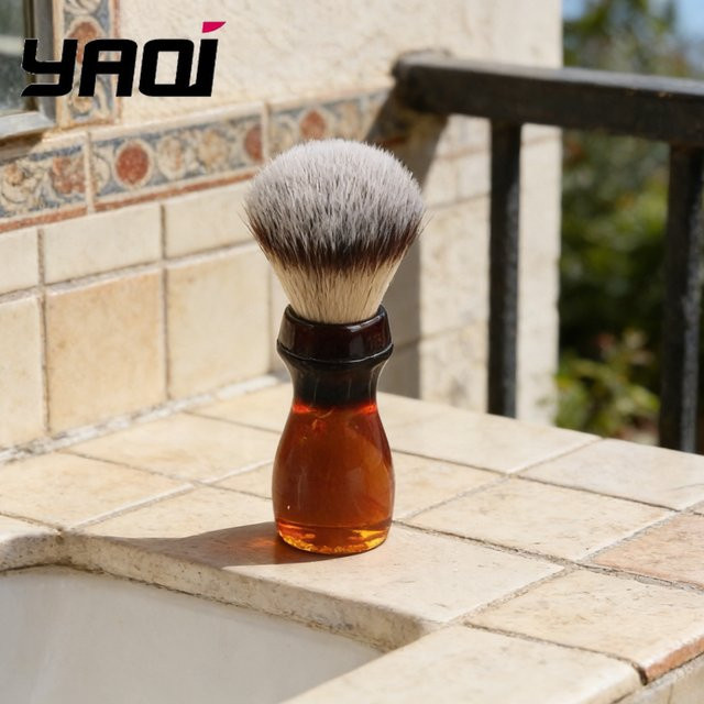 Yaqi Rasierpinsel Cola, 22mm, Synthetische Borsten, Herren - Bild 1