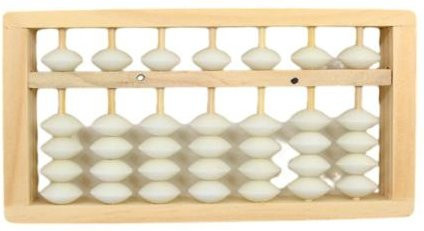 Vana Abakus aus Holz, Zählrahmen, weiß - Bild 1