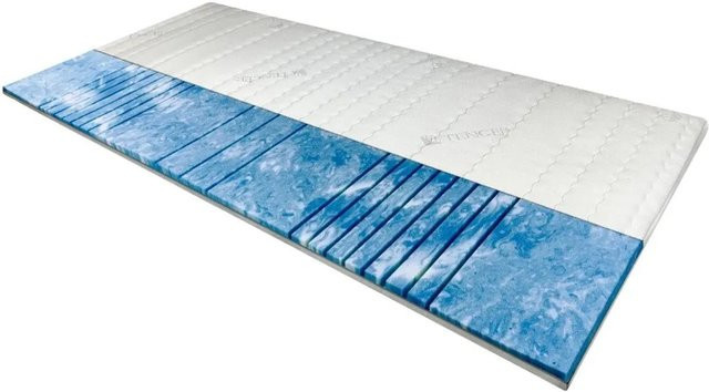AM Qualitätsmatratzen 7 Zonen Deluxe Gel Topper RG50 in Weiß, B/T: 280 x 200 cm - Bild 1