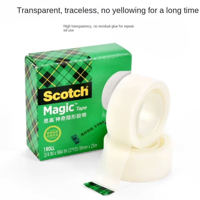 3M Scotch 810 Unsichtbares Klebeband Transparent Handreißbar und Beschreibbar - Bild 4