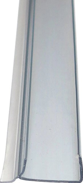 Döllken Profiles Sockelprofil aus PVC in Transparent, Länge: 2500 mm, Breite: 19 mm, Höhe: 3 mm - Bild 1