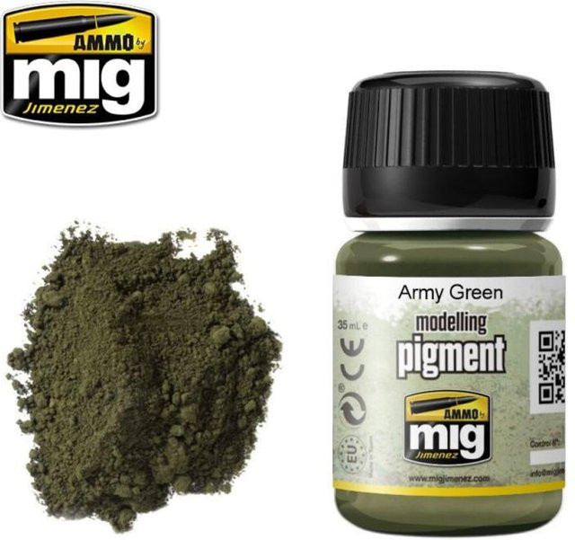 AMMO by MIG Jimenez Pigment Army Green, Grün - Bild 1