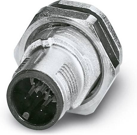Phoenix Contact 1553048 Sensor-Aktor-Einbausteckverbinder M12 Stecker in Silber mit 5 Polen und Schraubanschluss (20 Stück) - Bild 1