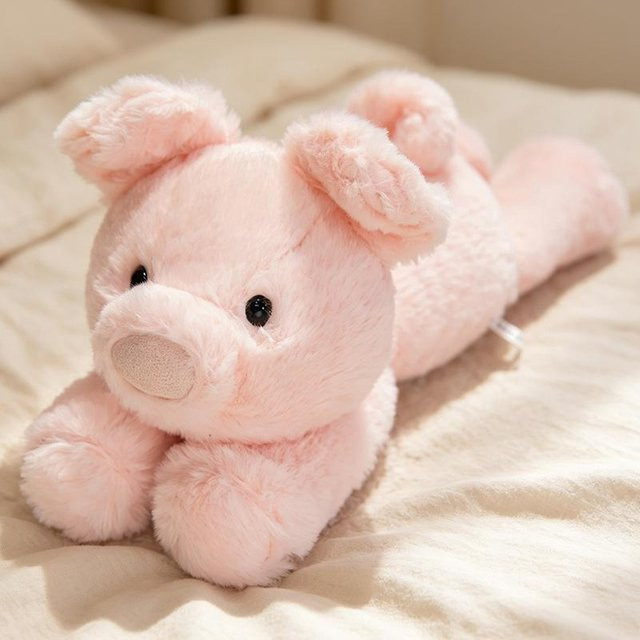Yiran toy Kawaii Tier Rosa Plüschtier, 35cm - Bild 1