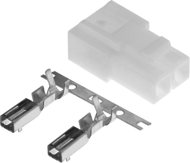 Hytera Externes Stromversorgungskabel mit Steckverbinder als Stromanschluss-Steckeradapter für das TM800 Funkgerät in Weiß - Bild 1