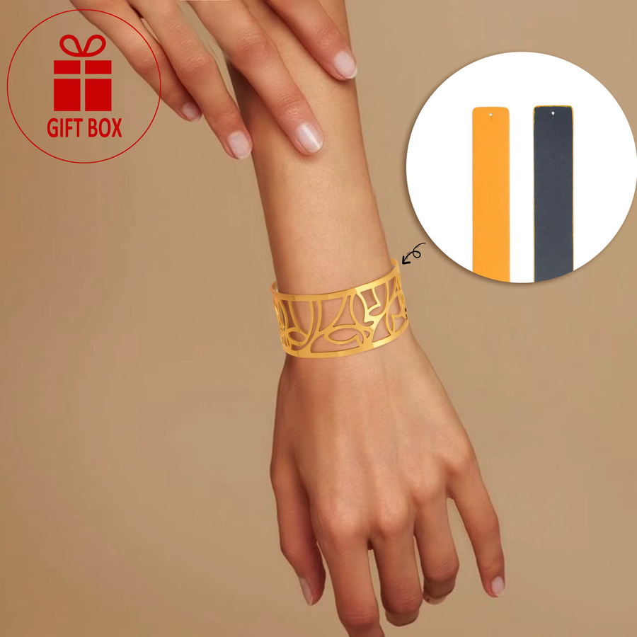 LNCHRAN Lederarmband, Schmetterlingsmuster, Damen - Bild 1