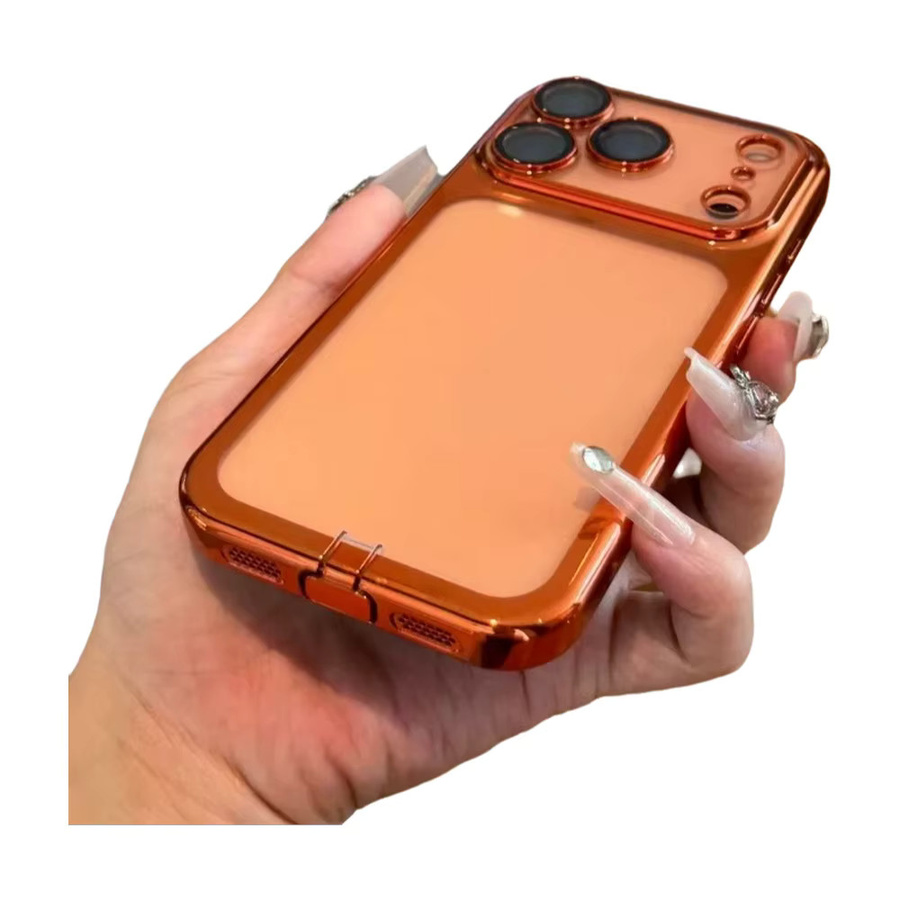 Stoßfeste TPU-Schutzhülle mit Staubschutz für Apple iPhone 12 bis iPhone 17 Pro Max, Transparent - Bild 4