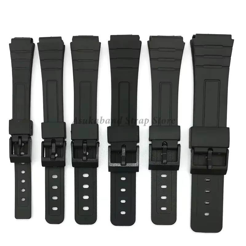 Uhrenarmband Silikon, Schwarz, Unisex - Bild 2