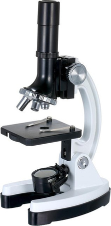 aimo Kindermikroskop-Set, Metall, 100- bis 1200-fach, Schwarz & Weiß