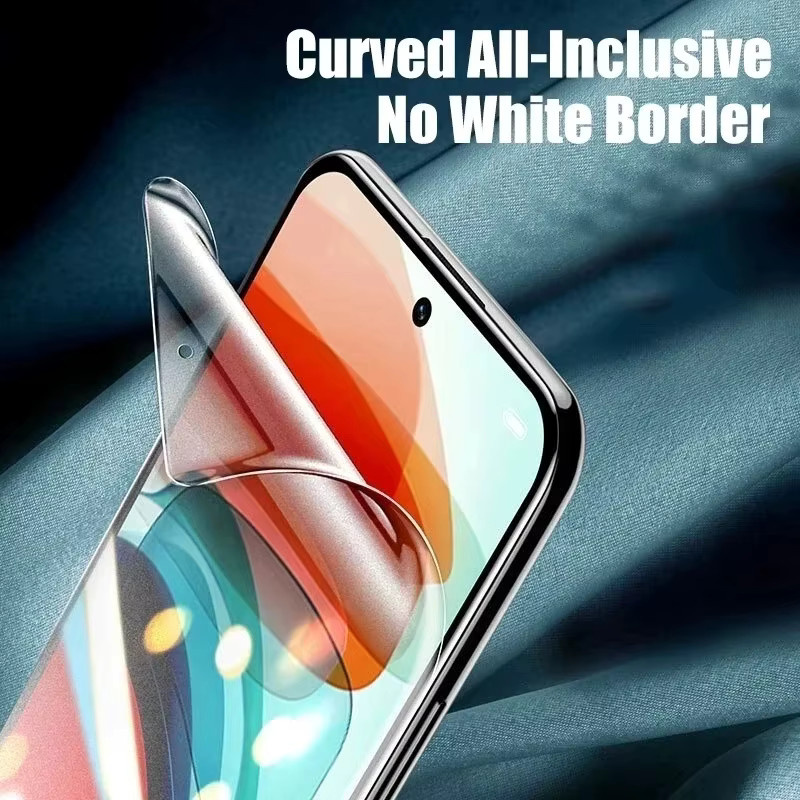 3 Stück Hydrogel Displayschutzfolie für Xiaomi Poco M5 M5S M4 Pro M3 X5 X4 GT X3 NFC in Transparent - Bild 3