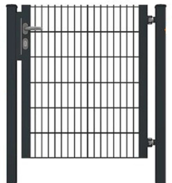 Fa-Bausysteme Gartentor Halb-Rahmen Anthrazit B: 132 cm, H: 200 cm - Bild 2