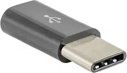 Akyga USB Adapter AK-AD-46 in Schwarz mit Micro-USB und USB-C - Bild 1