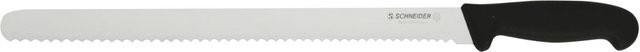 Schneider Konditormesser mit Wellenschliff in Schwarz und Silber, Klingenlänge: 30 cm - Bild 1