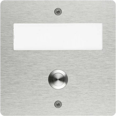 Grothe 43455 Funkklingel mit Namensschild in Silber (batteriebetrieben) - Bild 1