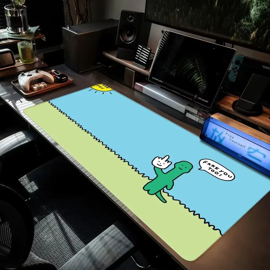 Joguman Studios XXL Mauspad in Multicolour als große Tischunterlage für Gaming und Computerzubehör - Bild 6