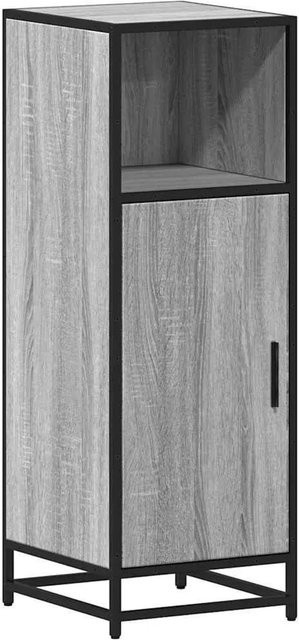 vidaXL Badschrank in Grau Sonoma im industriellen Stil, B/T/H: 35 x 37,5 x 100 cm - Bild 1