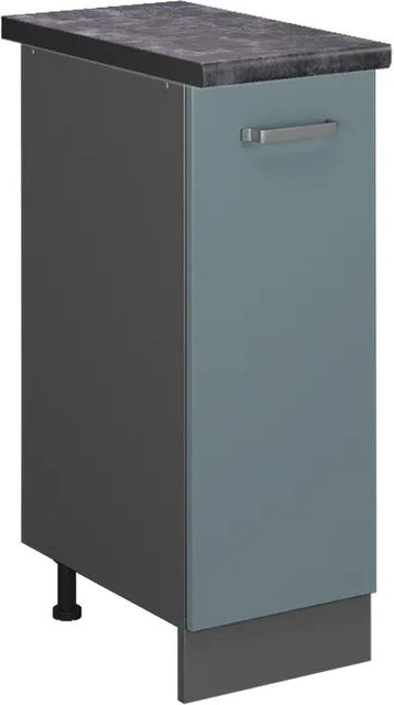 Vicco Apothekerschrank R-Line Blau-Grau/Anthrazit, B: 30 cm, H: 81,6 cm, T: 20,23 cm - Bild 1