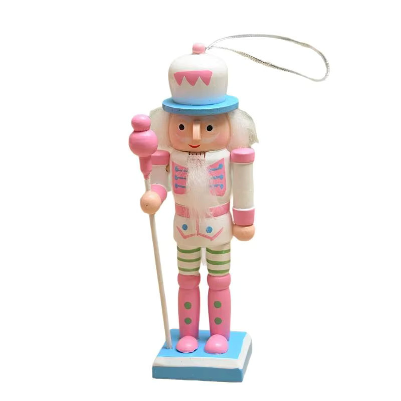 JETTING Nussknacker Puppen Macaron Candy Serie als Weihnachtsbaum Anhänger, Mehrfarbig, Höhe: 12 cm - Bild 2