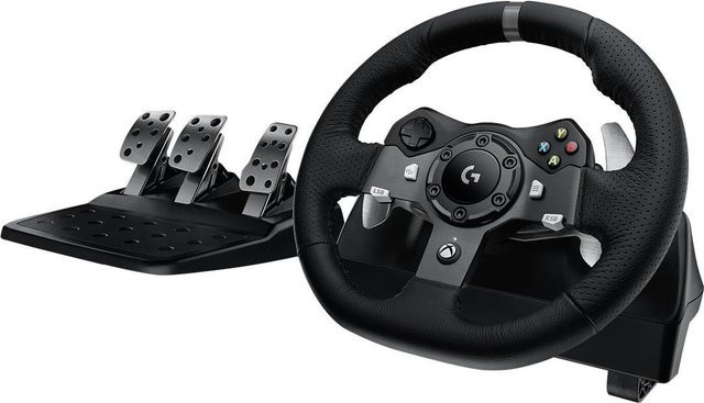 Logitech G920 Driving Force Racing Wheel Lenkrad- und Pedale-Set für Xbox und PC in Schwarz - Bild 1