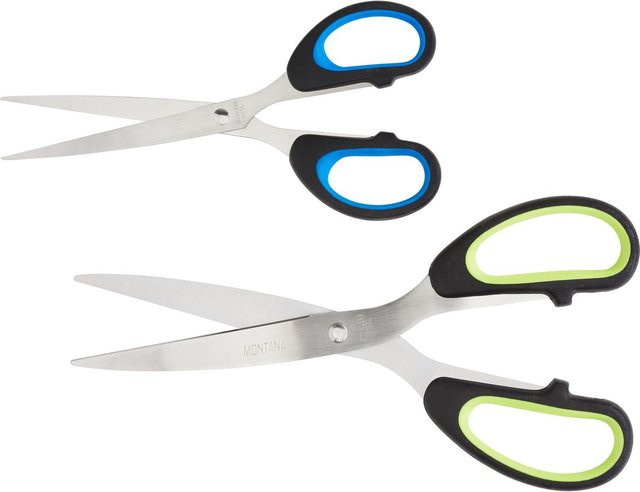 VBS Schere Soft-Grip 2er-Set aus Edelstahl in Silber - Bild 1