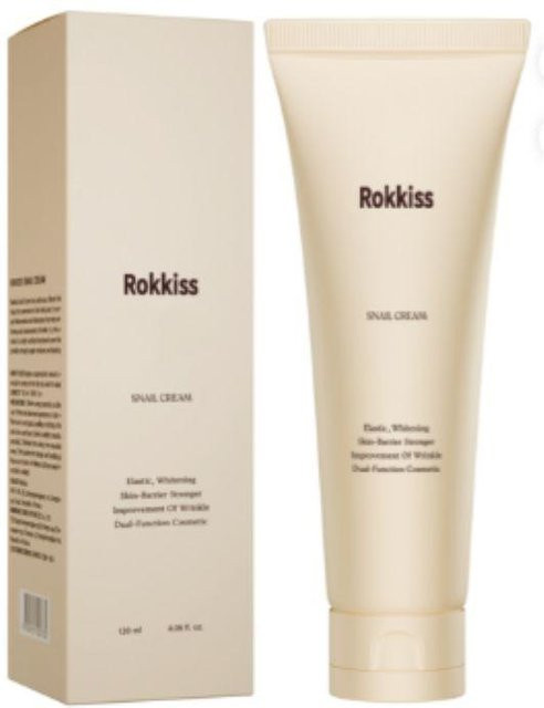 ROKKISS Schneckenschleim-Creme, 120 ml, Gesichtspflege - Bild 1