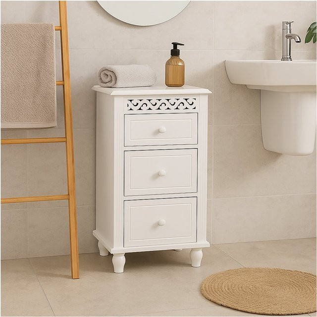 HTI-Living Midischrank Miriam für das Badezimmer, Weiß, B/T/H: 30,5 x 30,5 x 71,0 cm - Bild 1