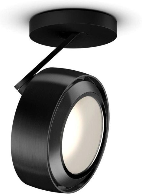 Occhio Più R alto 3d up VOLT LED-Deckenstrahler in Schwarz mit Glas-Cone und warmweißem Licht (2700K) - Bild 1