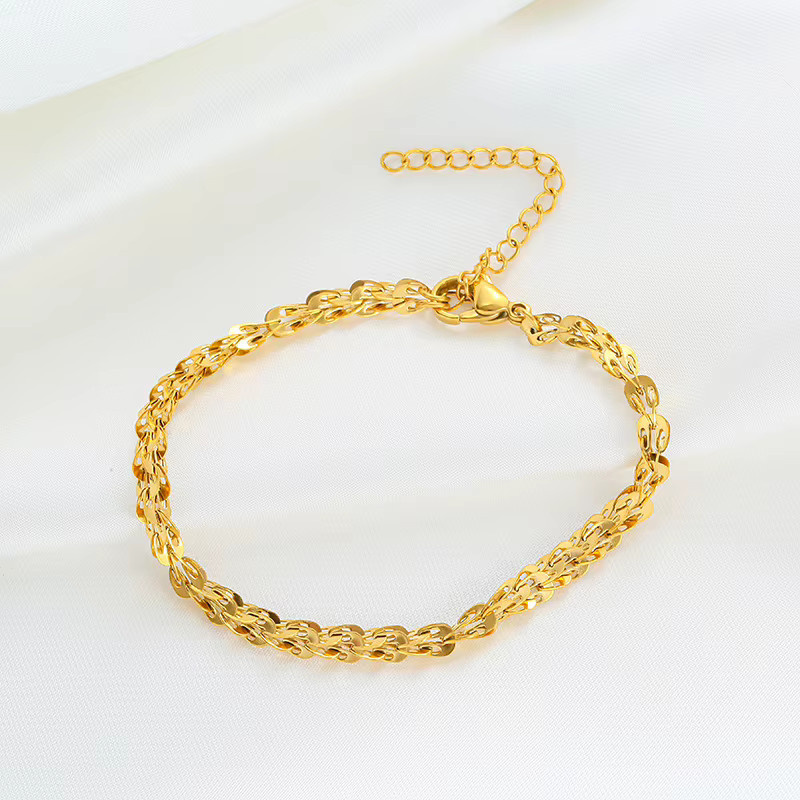 XIYANIKE Armband Edelstahl, Gold, Damen - Bild 2