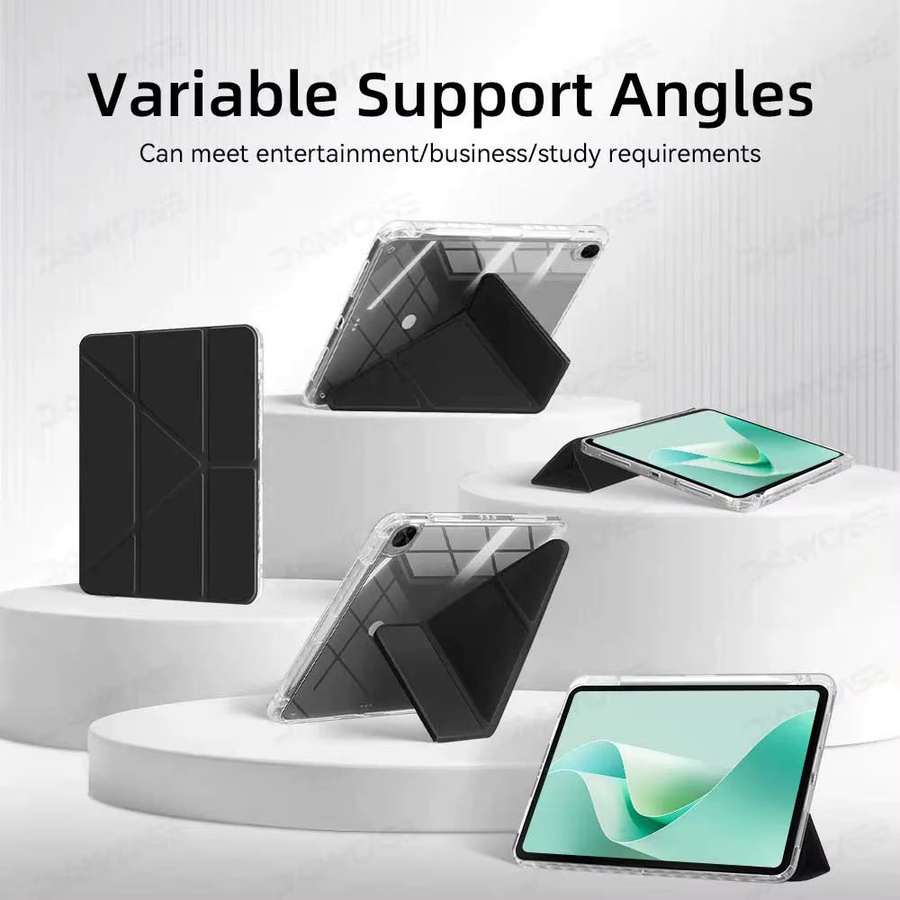 Y Fold Schutzhülle für Huawei MatePad 11.5S, MatePad 11.5 und MatePad SE 11 Zoll, transparent mit Bleistiftschlitz - Bild 3