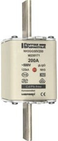 Mersen NH-Sicherungseinsatz SF Größe 3 gG 200A/500V Farbe Silber KM NH3GG50V200 - Bild 1