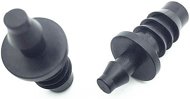 10 Stück Endstopfen von ADHERETOFIY in Schwarz für Tropfbewässerungs- und Kapillarschläuche, passend für 4/7 mm und 8/11 mm Rohre - Bild 1