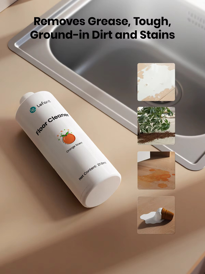 Lefant M3 / M3L Bodenreiniger-Reinigungslösung für Staubsaugerroboter in Weiß - Bild 3