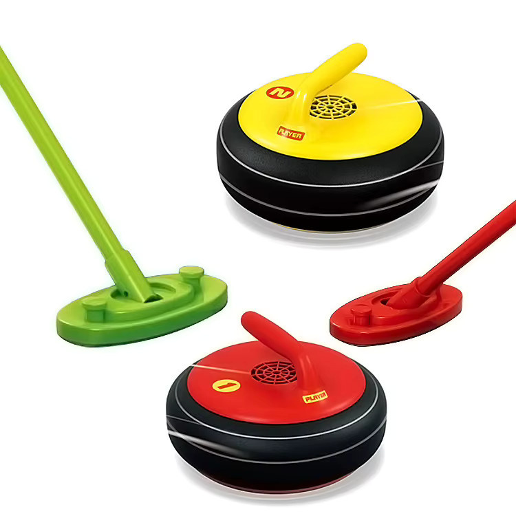 CONUSEA Curling Spielzeug Set, Elektrisch, mit Licht und Bällen - Bild 4