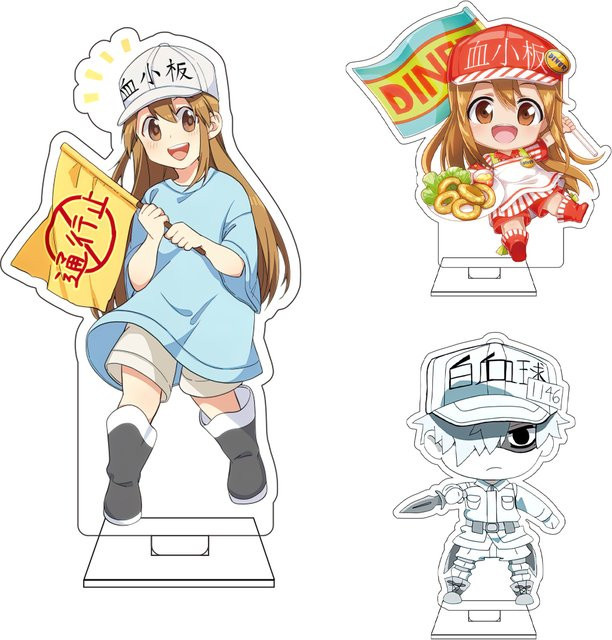 Bandai Cells at Work!, Acryl-Figur Ständerplatte, Einzelfigur, 10cm - Bild 1
