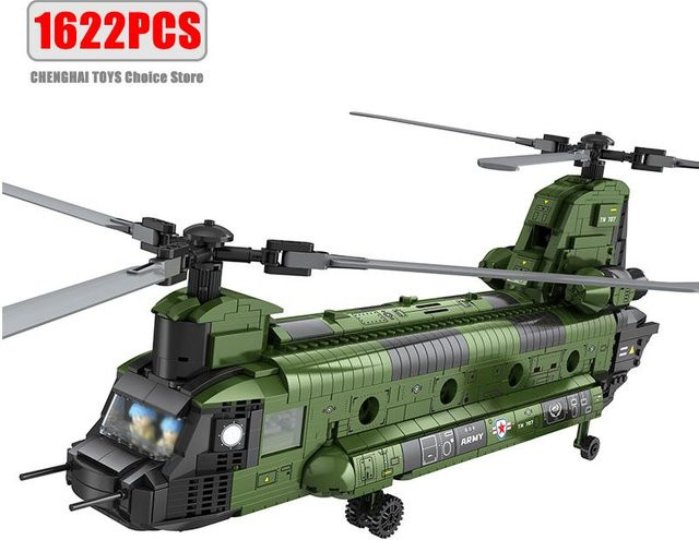 Linyi toy Konstruktionsset Militär Flugzeuge ab 14 Jahren - Bild 1