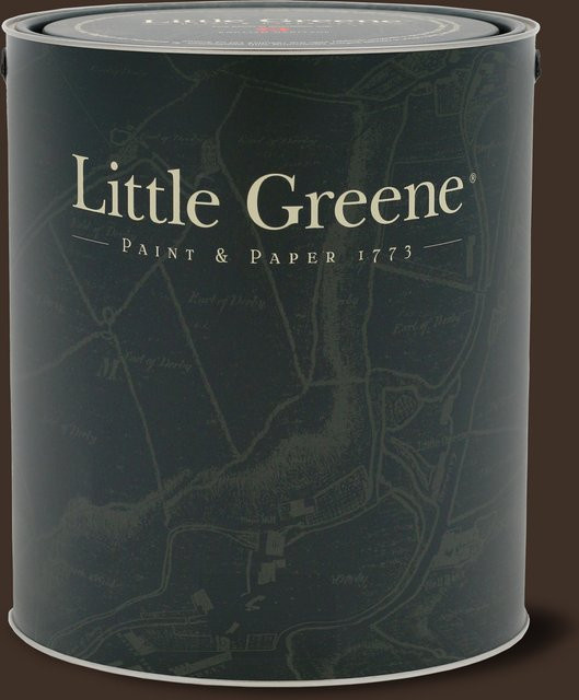 Little Greene Intelligent Eggshell Wandfarbe Spanish Brown 32 in Braun, 1 l - Bild 1