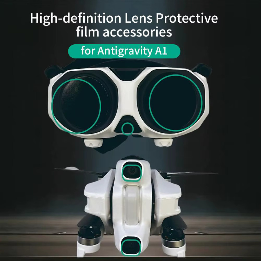 Yingshi Nano Schutzfilm für Antigravity A1 Drone, AR Anti-Reflektierend, Kratzfest und Explosionsgeschützt, Transparent/Weiß - Bild 2