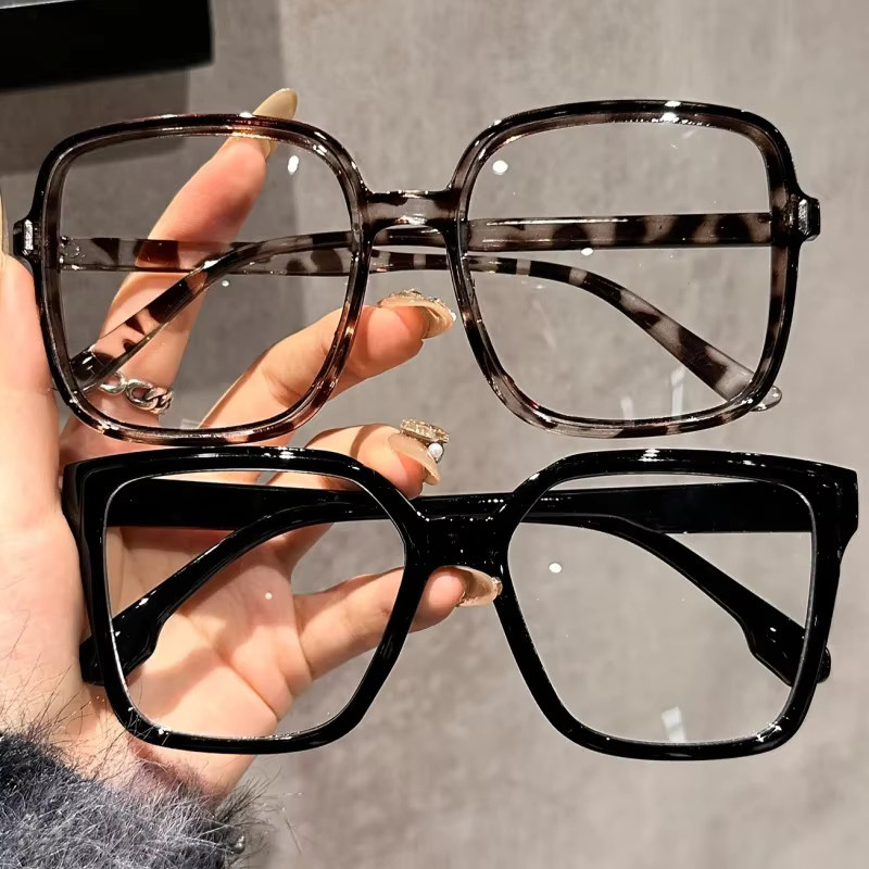 CAIPAI Korrektionsbrille, rechteckig, Vollrand, Kunststoff, transparent - Bild 2
