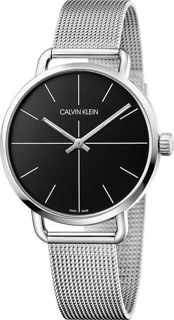 Calvin Klein Herrenuhr, Quarz, Edelstahl, 42 mm, Schwarz, Silber - Bild 1
