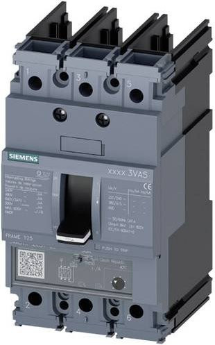 Siemens 3VA5140-5EF31-0AA0 Leistungsschalter in Grau mit einem Einstellbereich von 28 - 40A und einer Schaltspannung von max. 690 V/AC oder 500 V/DC - Bild 1