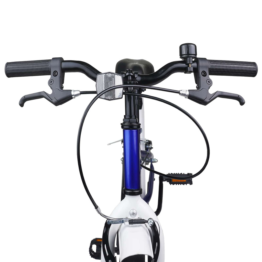 vidaXL Kinderfahrrad 20 Zoll Blau Weiß - Bild 2