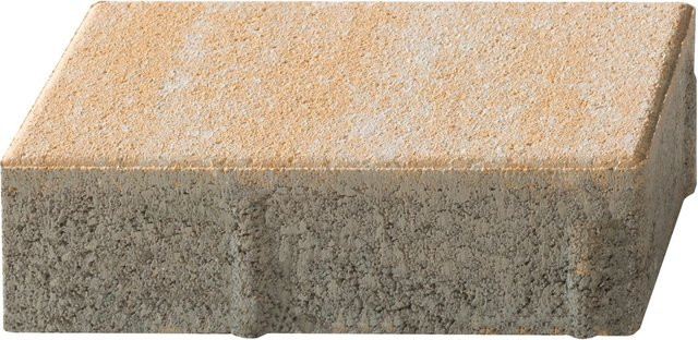 Rechteck-Pflaster Beton in Sandstein-Optik Gelb B/T/H: 20 x 10 x 6 cm - Bild 1