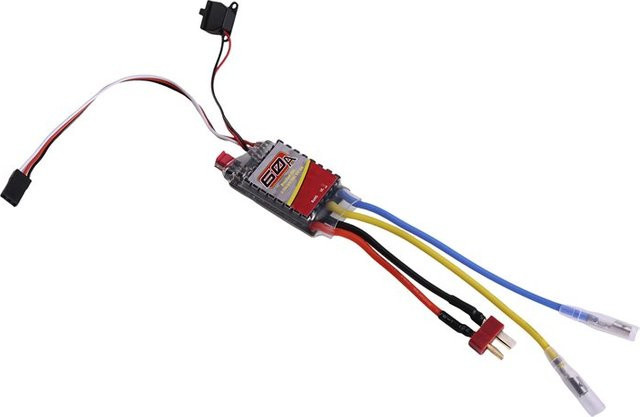 Brush RC ESC Elektronischer Drehzahlregler 60A, für Bürstenmotor-Modellauto - Bild 1