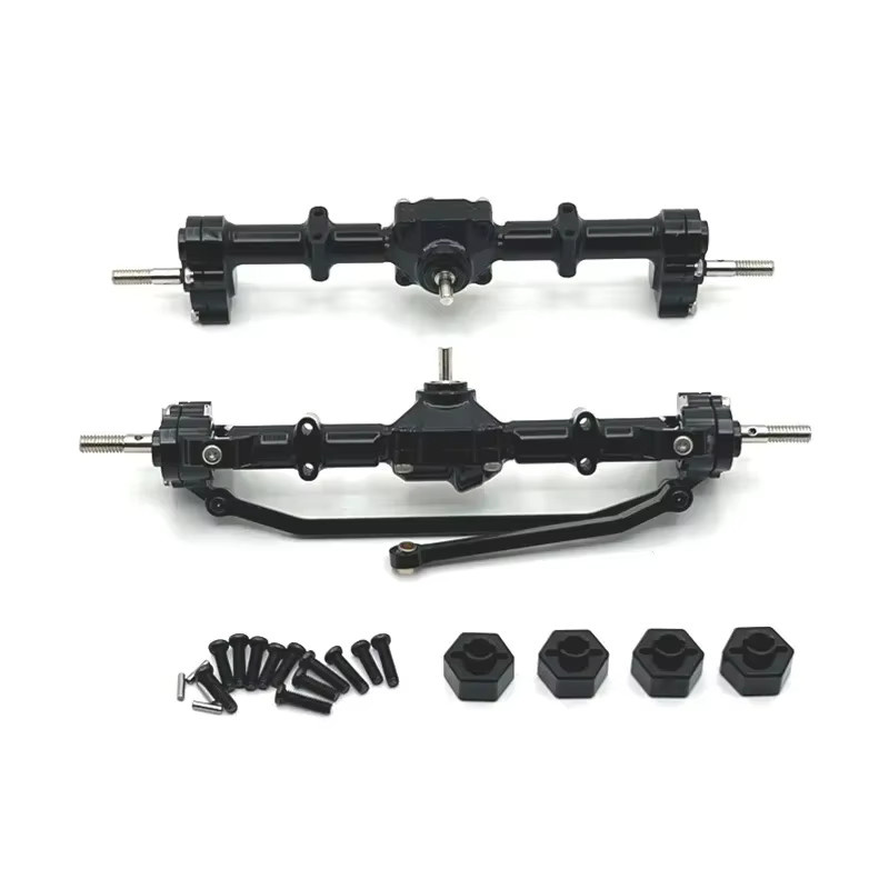MN 1/12 MN168 Metall-Portalachsen-Kit, Vorder- und Hinterachsbaugruppe, 12mm Adapter - Bild 1