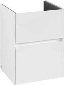 V&B Waschtischunterschrank Collaro in Glossy White mit mittigem Waschtisch, B/T/H: 120 x 61 x 40,4 cm - Bild 1