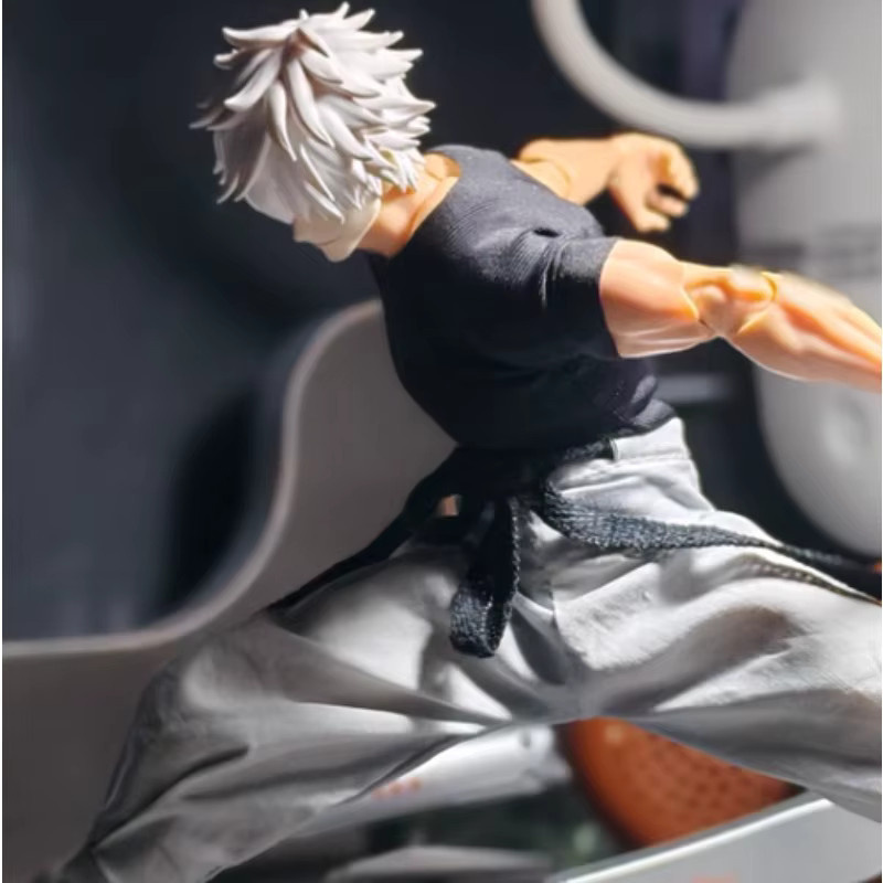 Bandai Jujutsu Kaisen Gojo Malerei-Kopfschnitzmodell, Actionfiguren Zubehör - Bild 2
